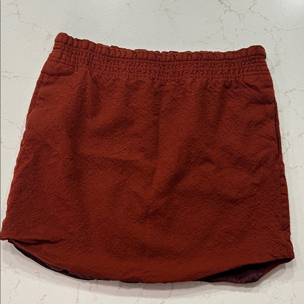 J. Crew Wool Rust Color Mini Skirt